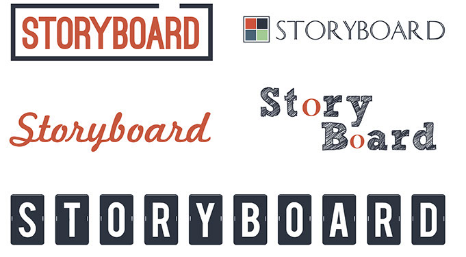 storyboard app design Branding Package business card letter head Website design