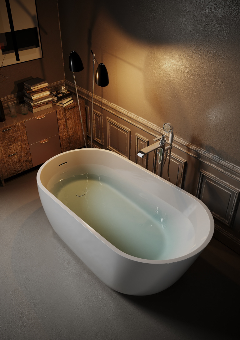 bathroom Interior product bidet Render CGI visualize