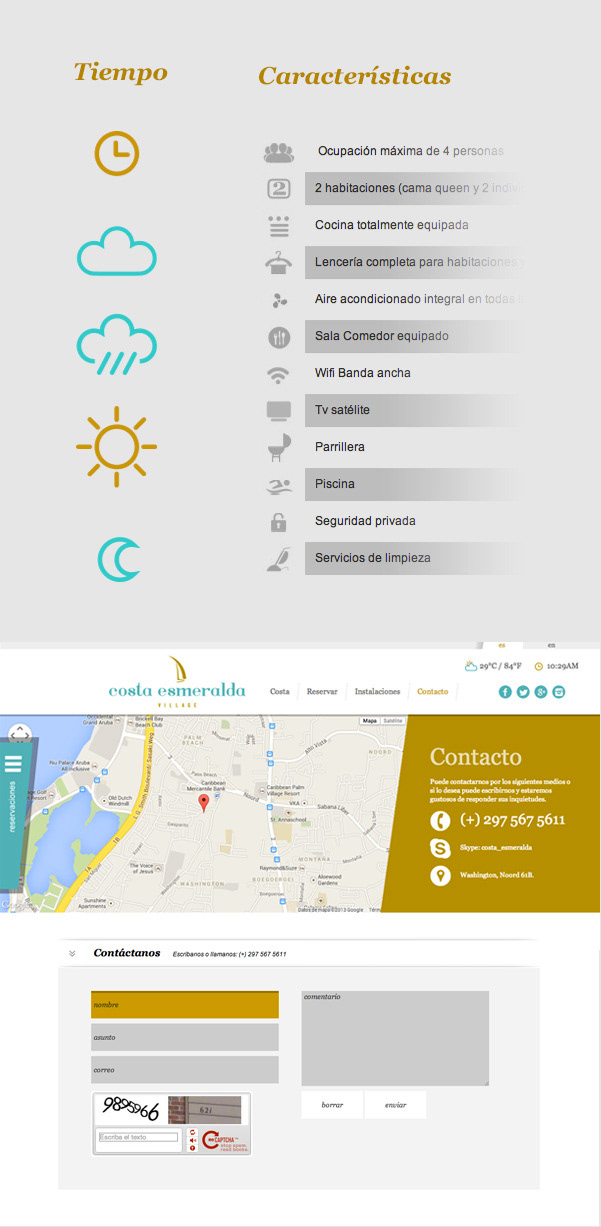 aruba information design Interface iu Website