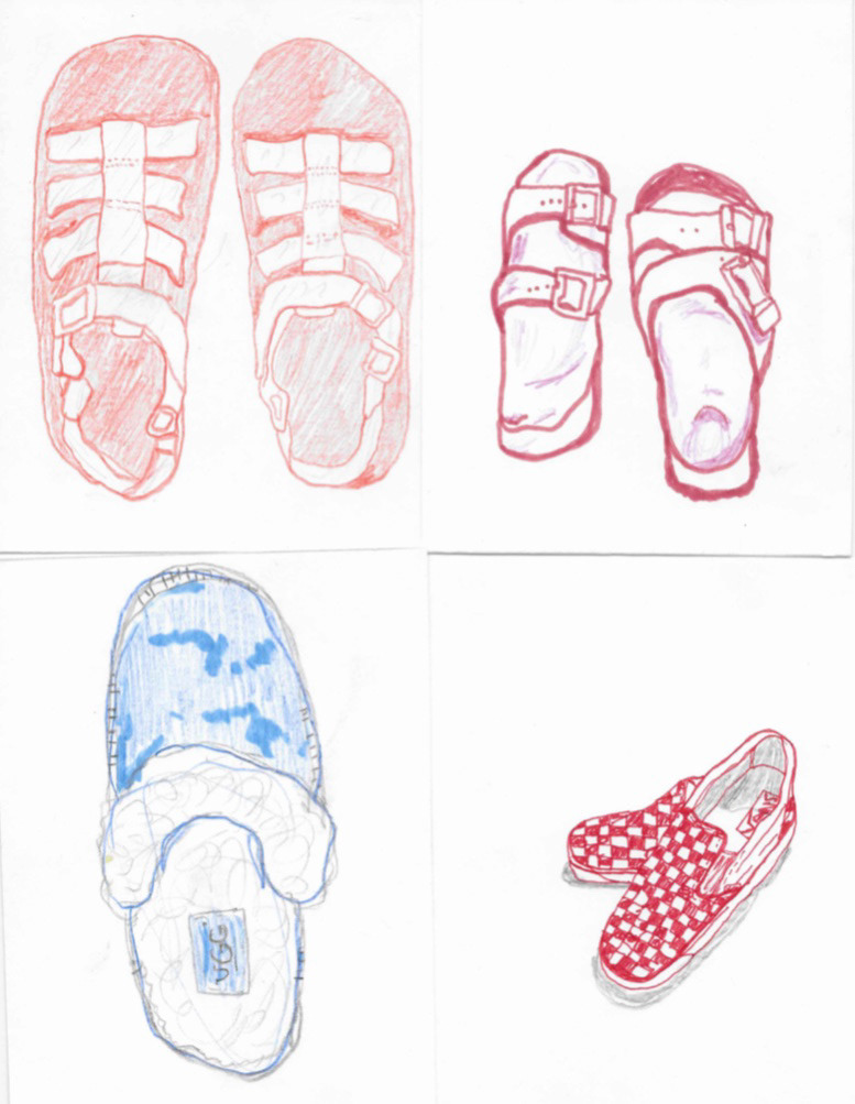Drawing  ILLUSTRATION  shoes sneakers
