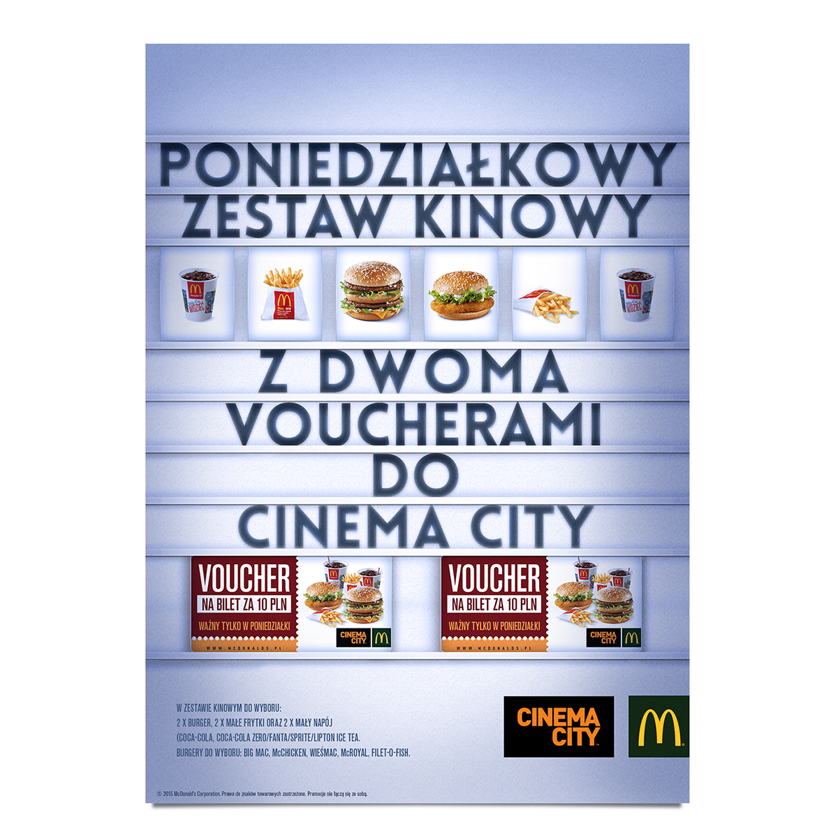 Adobe Portfolio Adobe Portfolio Cinema Graphic Design poster Cinema Movies movie cinemaposter design popcorn hamburer Food  burger key visual film graphic