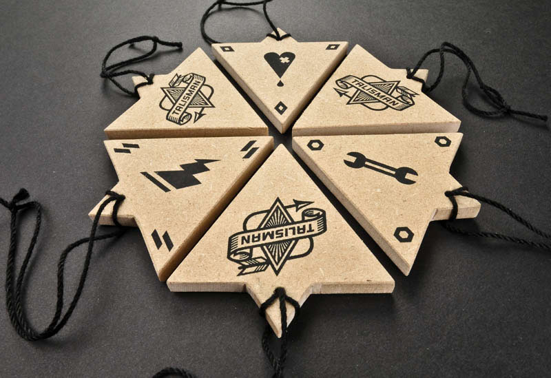 Bike bike gear arrows talisman Badges screen print triangle