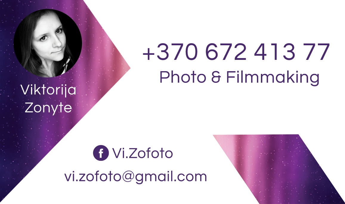 Space  Photography  filmmaking business card