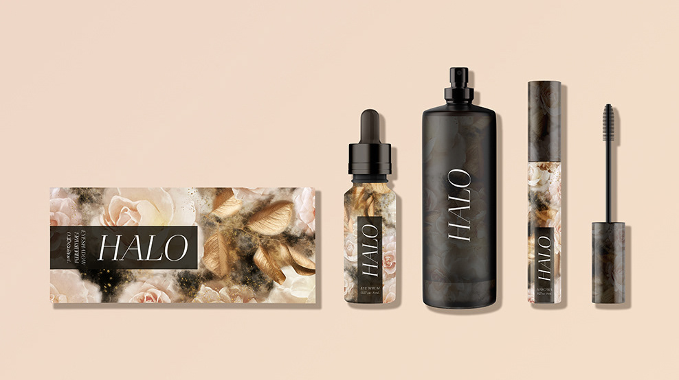 branding  cosmetics floral luxury luxury branding luxury packaging makeup Packaging skincare visual identity