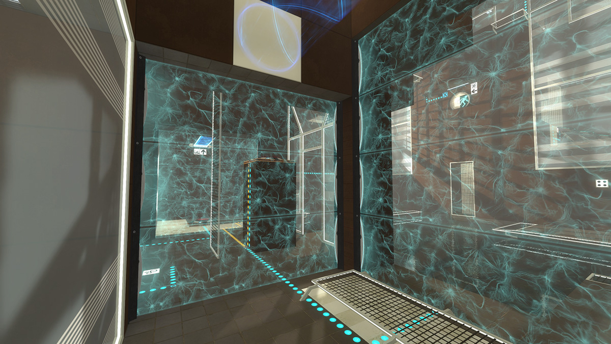 Portal 2 videogame Custom design map Mapping