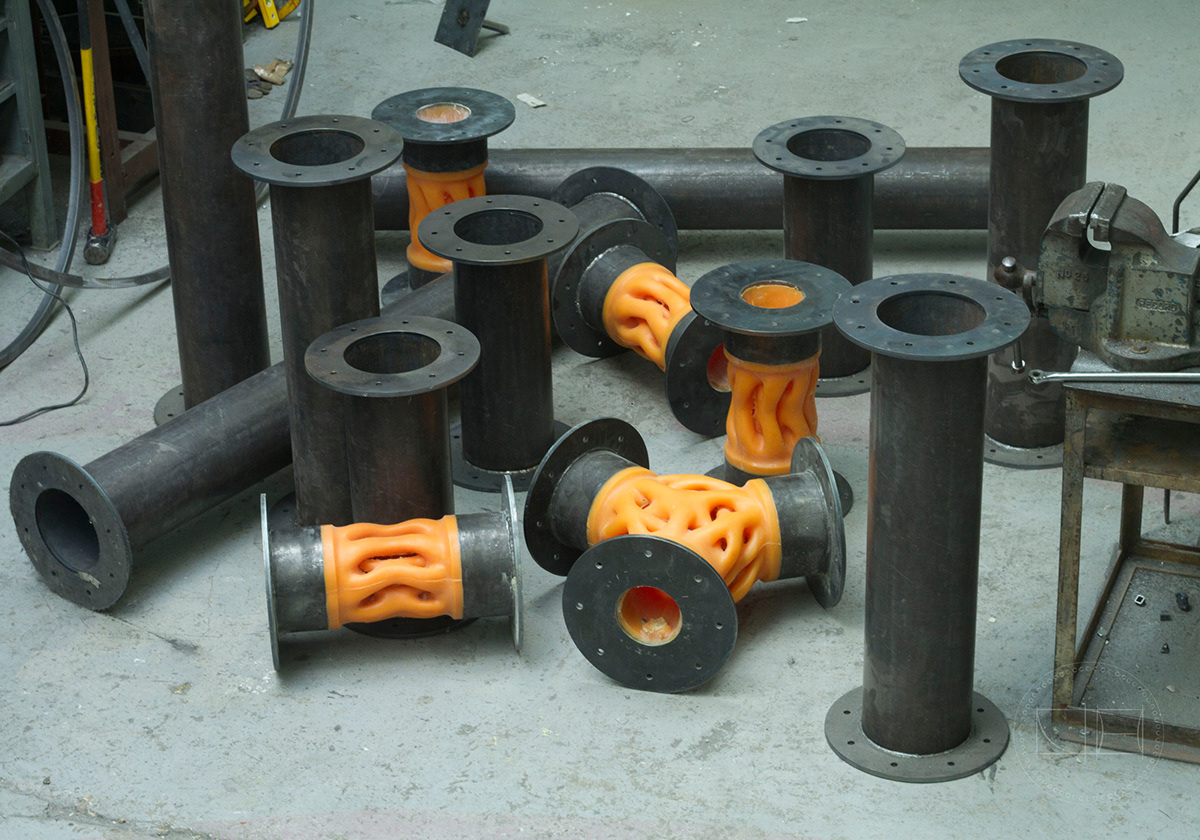 rubber  Structure steel polyurethane flexible