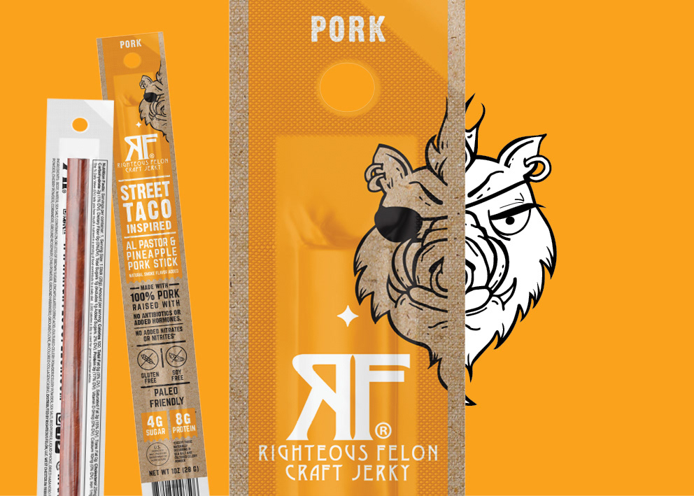 jerky beef Packaging meat sticks Food Packaging packaging design keto CADDY BOX Stick Packaging