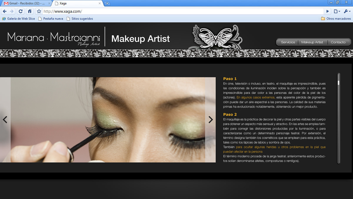 mariana mastroianni makeup artistist logo Icon butterfly