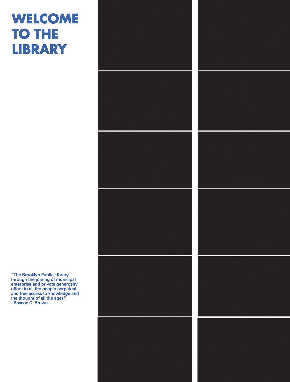 library Brooklyn Public Library type dominant design print book Brooklyn