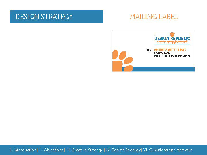 Pet creative agency SCAD Identity Design pet industry