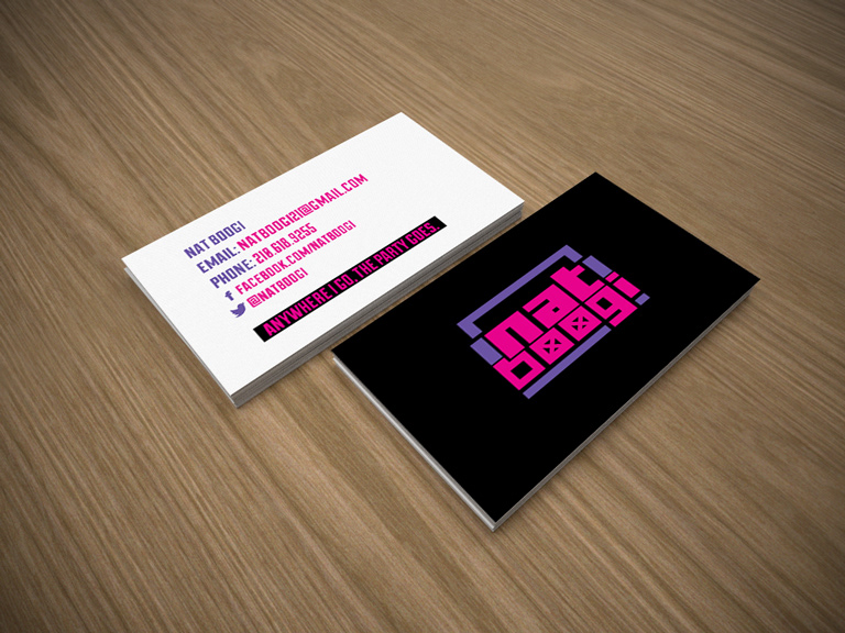 logo  business card  boombox  identity
