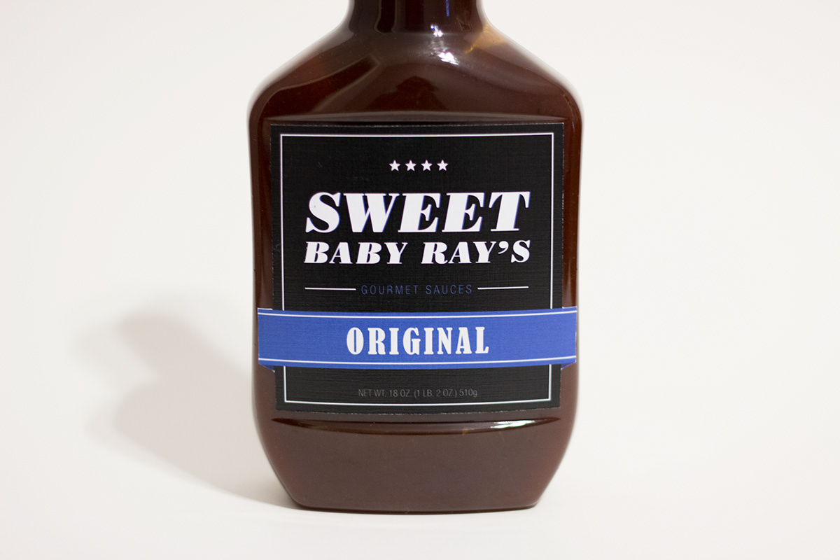 sweet baby ray's barbecue sauce package design  redesign