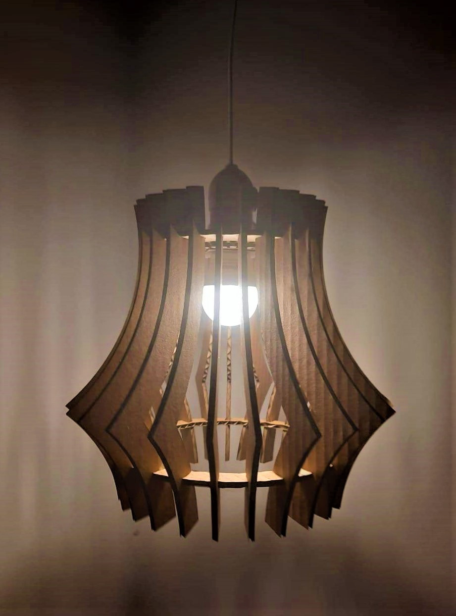 corrugated design Lamp