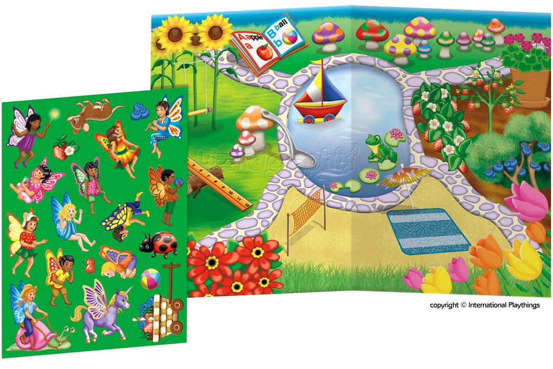 Fairy Friends magnetic playboard for International Playthings