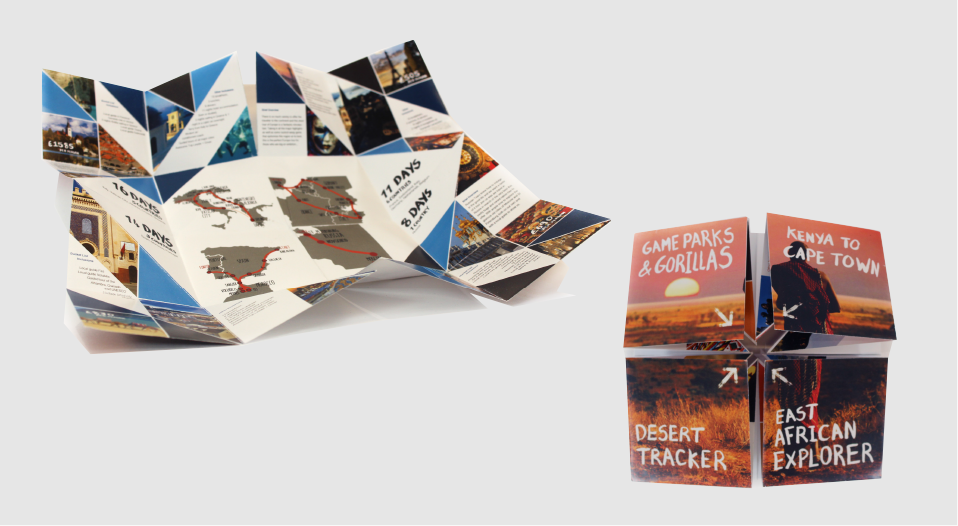 belong topdeck Travel campaign world countries brochure design