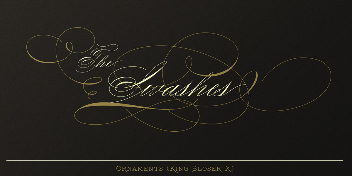 calligraphic font Typeface Script serif spencer spencerian zaner bloser penman penmanship ornaments vintage 1800s wedding