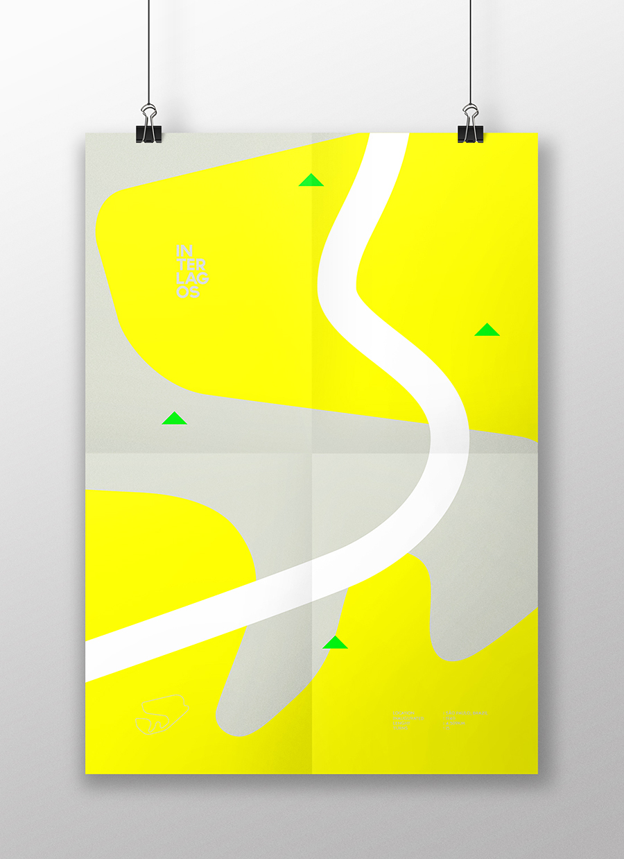 racetrack poster geometric abstract modern ricardo colombo design circuit rco