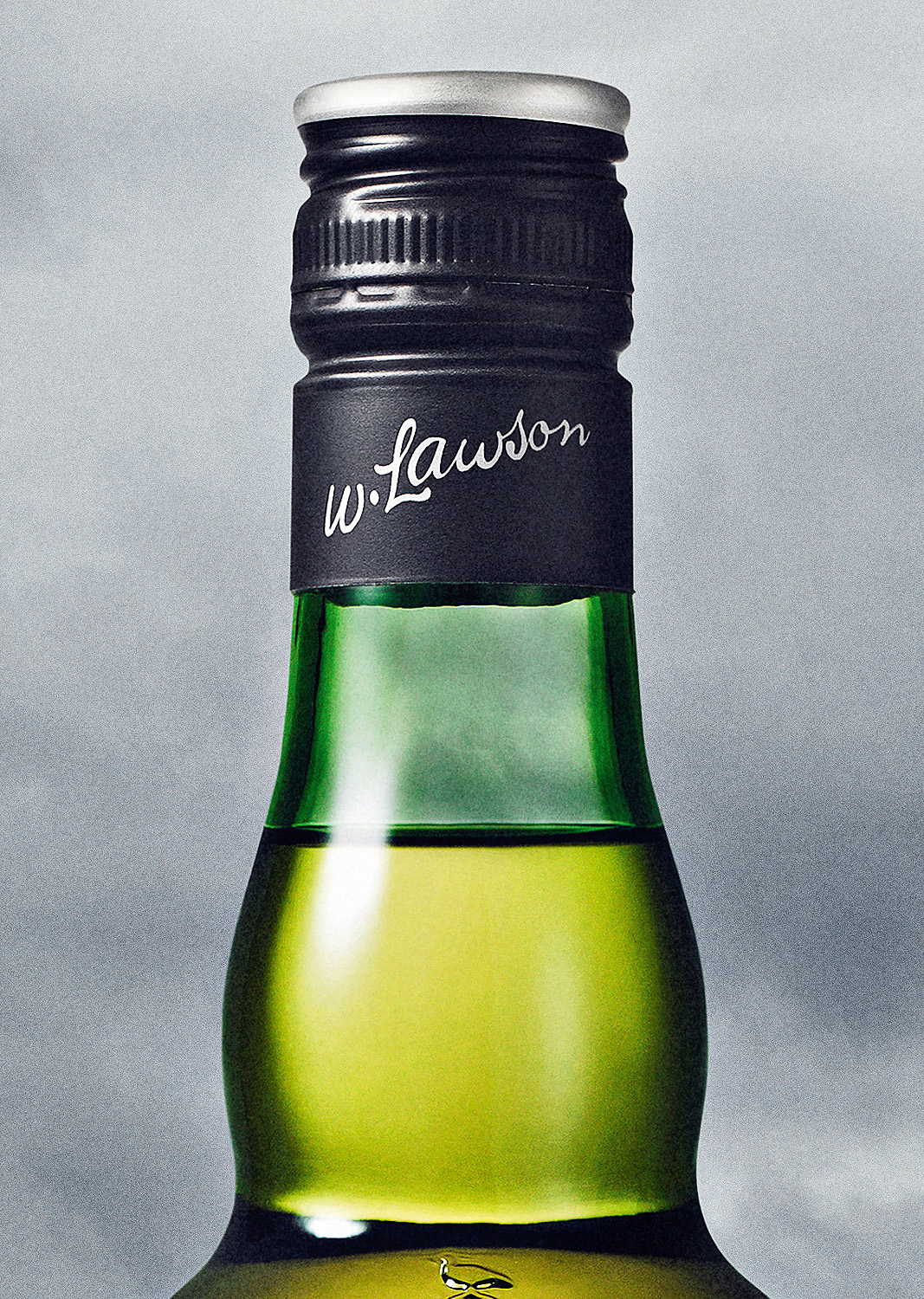 Packshot william lawson's bottle glass fresh ice scotland Highlands Whisky alcool inspire