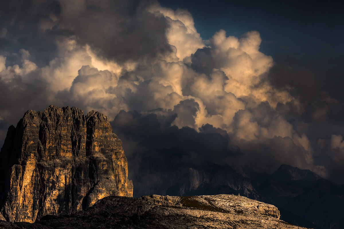 dolomites mountains cloud top Italy color yellow SKY Landscape kruk