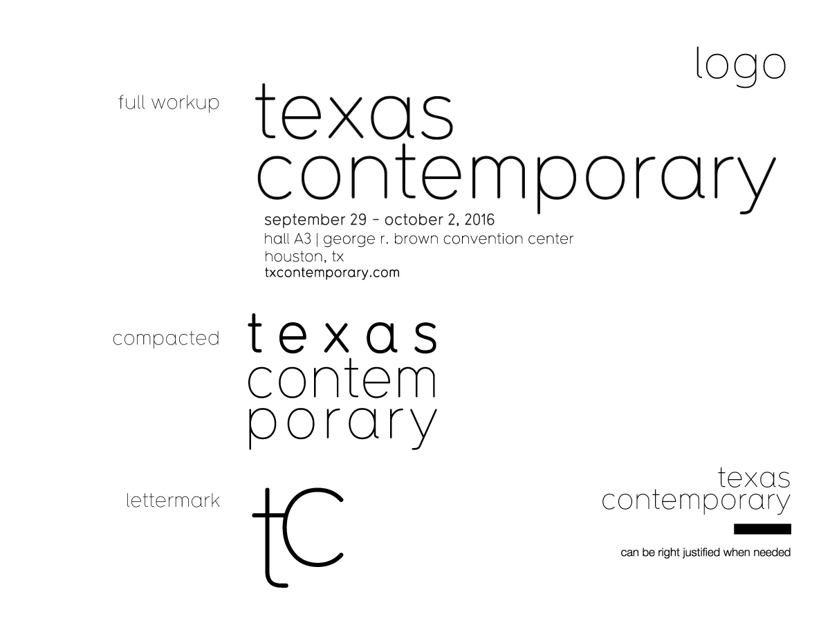 branding  Brand Design graphic design  Exhibition Design  art fair design Logo Design print design  Texas Contemporary digital design