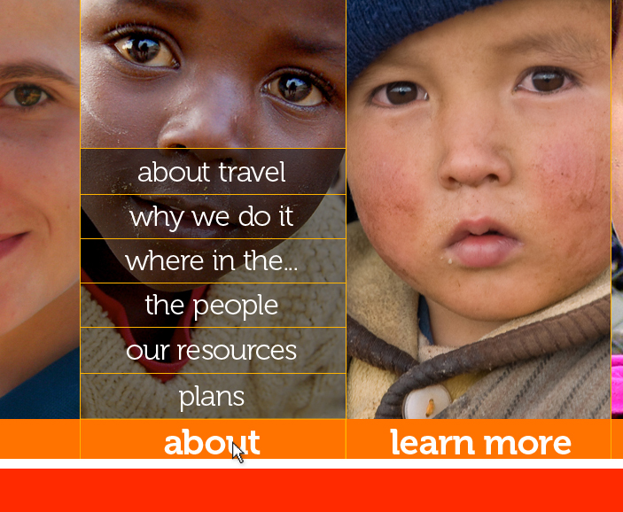Travel kyrgyzstan philantrophy Web Collateral user interface