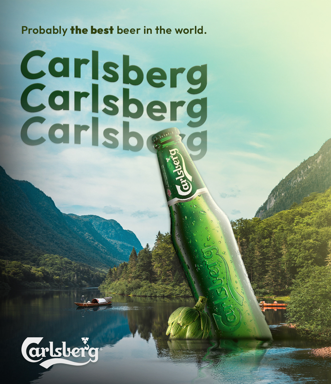 post postdesign poster beer heineken Carlsberg instagram Instagram Post