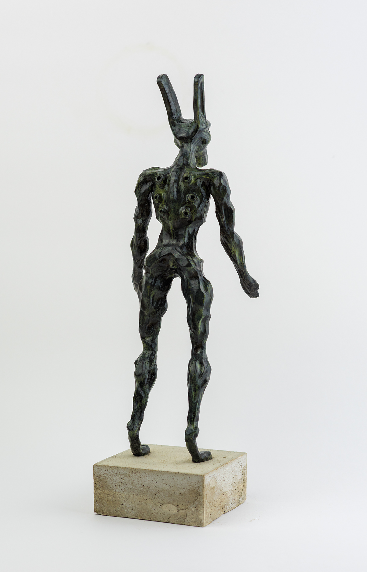 sculpting  sculpture trickster hare polymer clay lepus Nanabush pooka