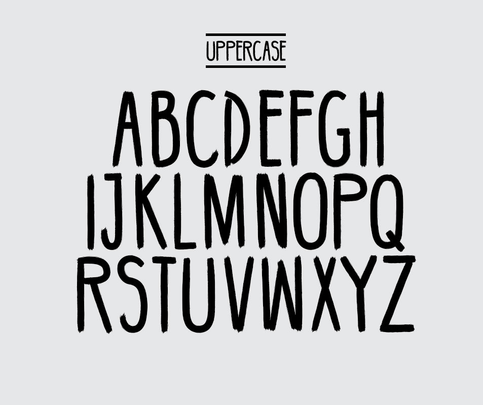 font type handmade handwritten typedesign design