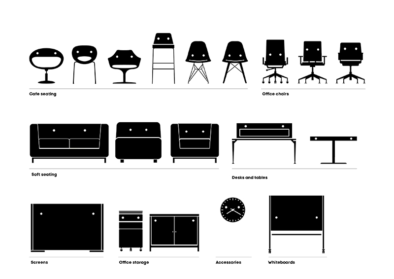 furniture chair sydney Australia Office logo face faces supplier