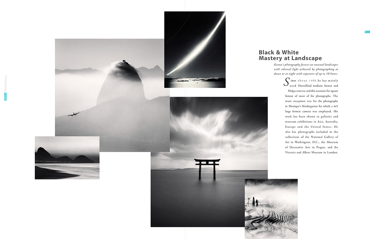 magazine  spread  white space  minimalist Layout gray scale  cover  Contents intertwined typography contemporary
