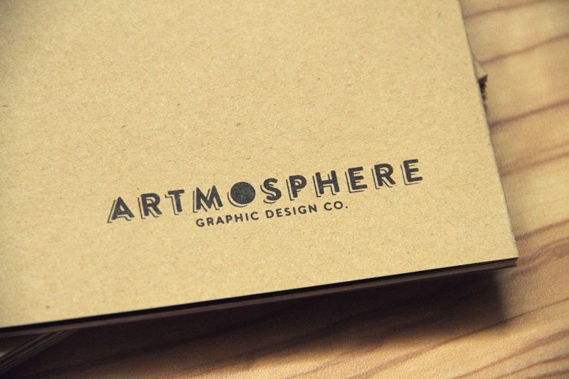 artmosphere graphic identity design