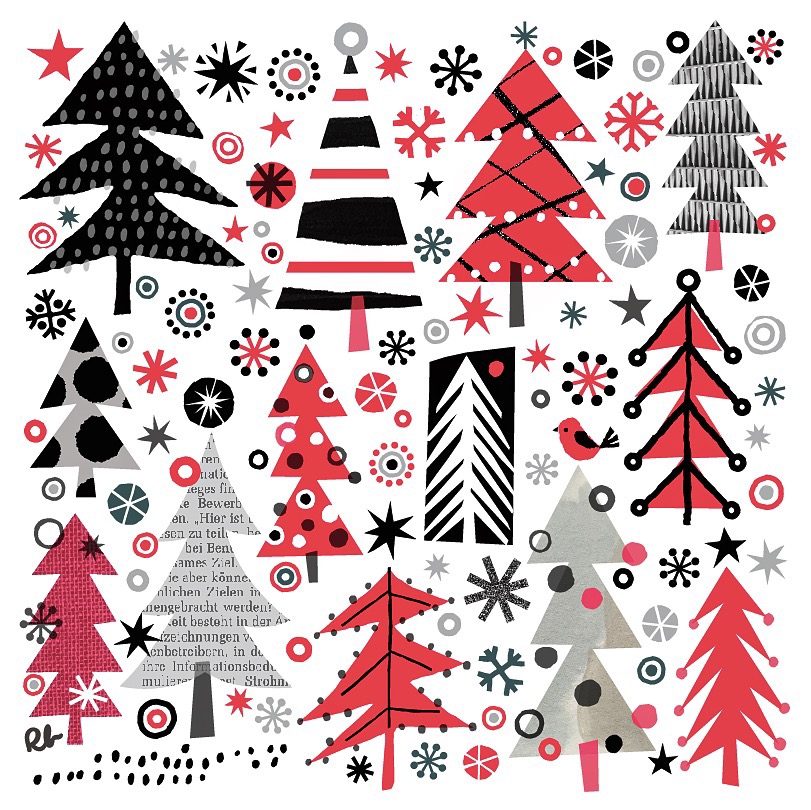 Christmas pattern ILLUSTRATION  design art RobBlackard