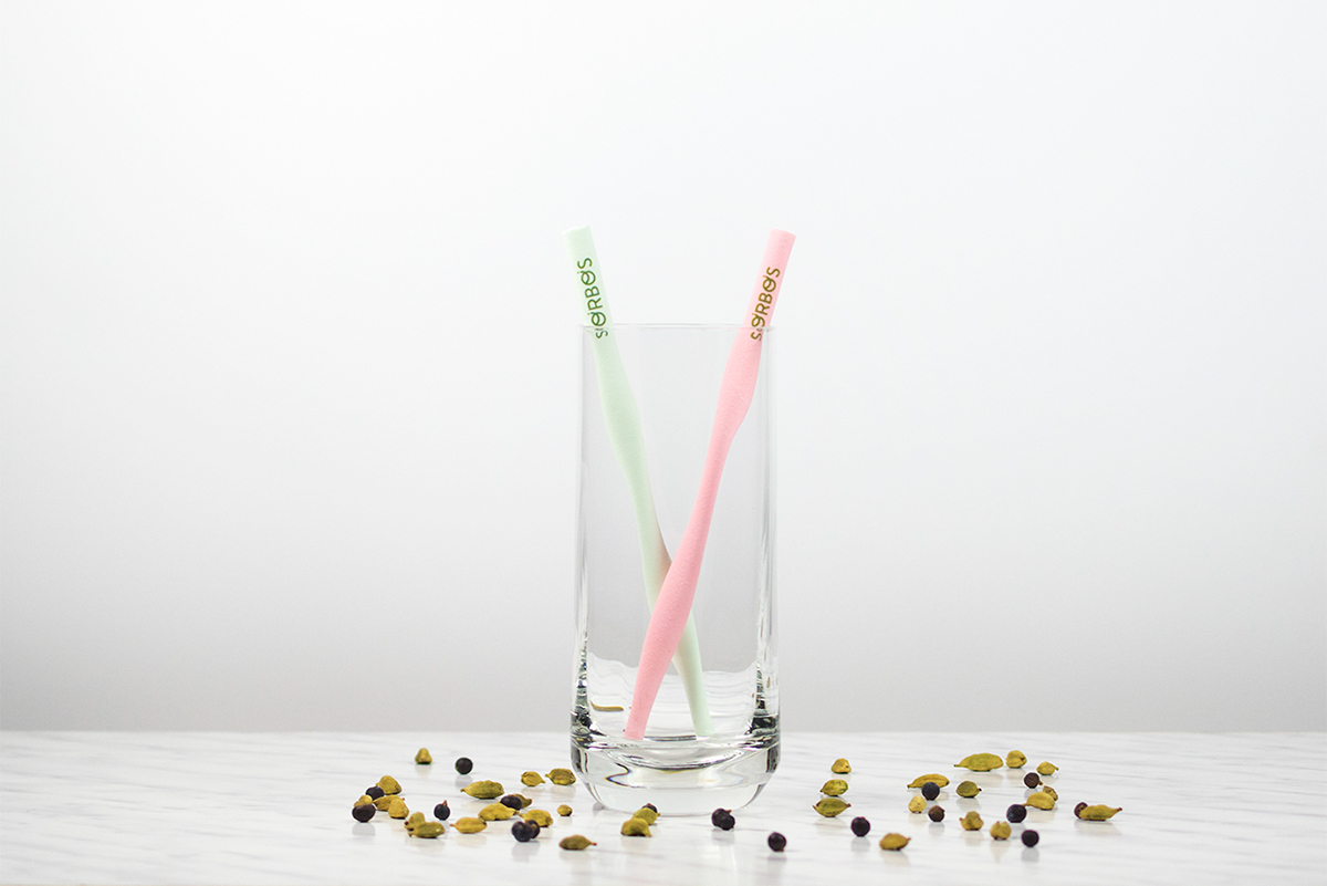 straws eatible flavor package sorbos cocktails drinks tasty gold brand