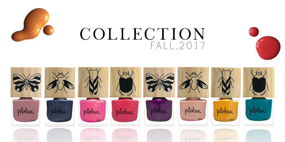 entomology Fall 2017 nail polish design branding  insect bugs