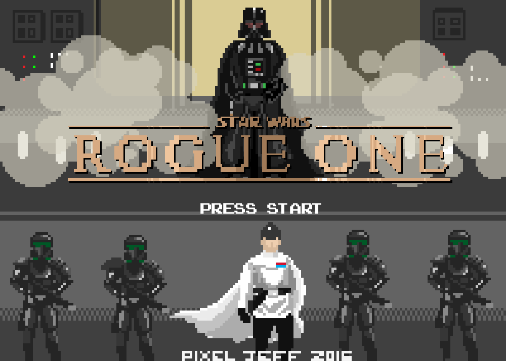 Rogue One Pixel Art On Behance