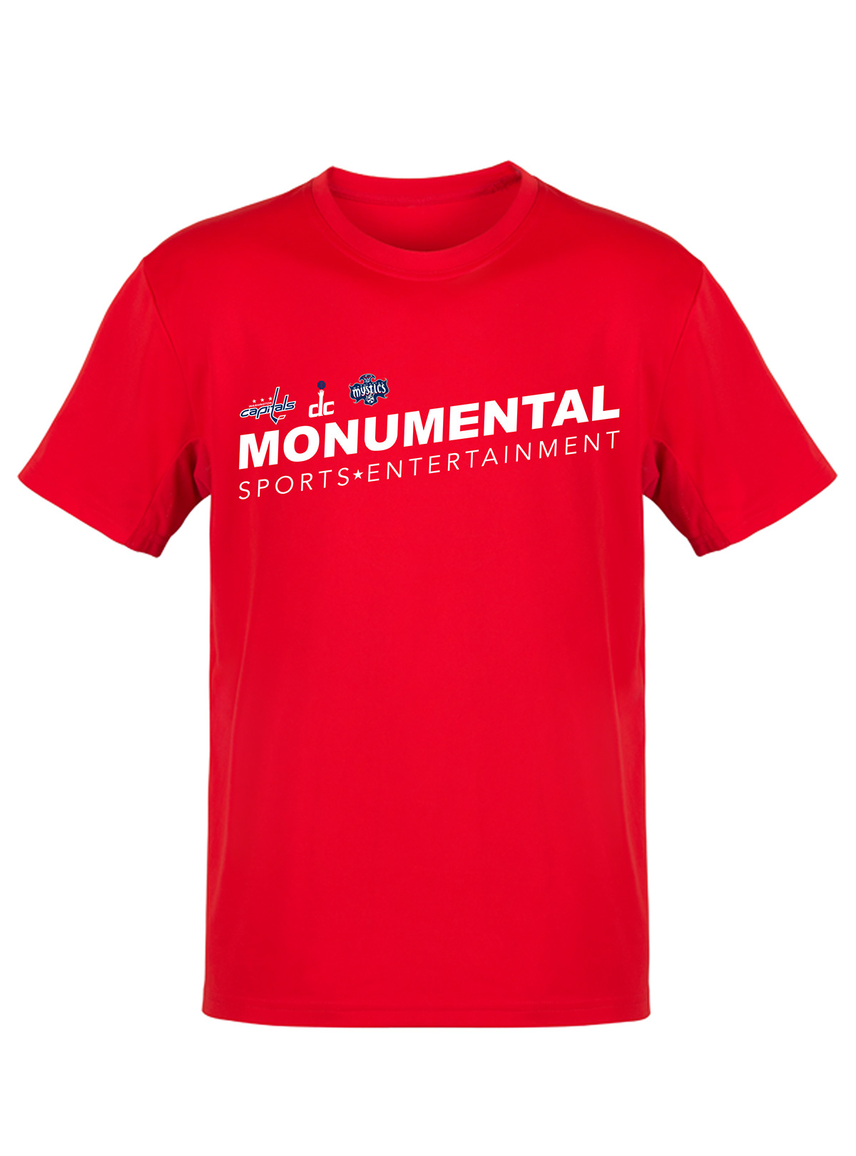 t-shirt tee design graphic red monumental sports basketball hockey NBA WNBA NHL Verizon Center