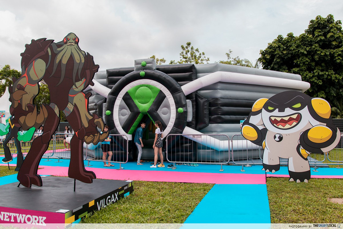 inflatable cartoon network Character design  Spatial Design Carnival Design festival design Event Design