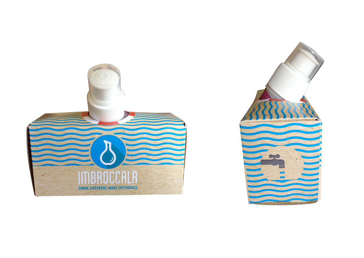 imbroccala acqua water bottle ecosostenibile progetto campagna bottiglia