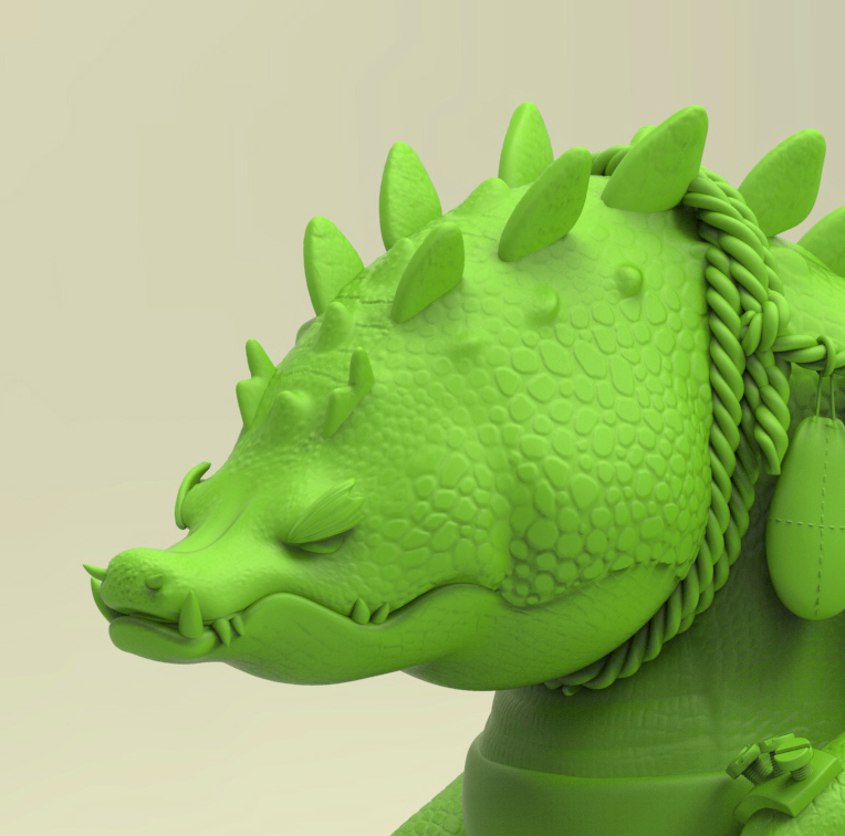 Zbrush modeling Character crocodile