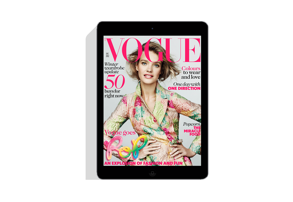 magazine vogue iPad tablet app apple