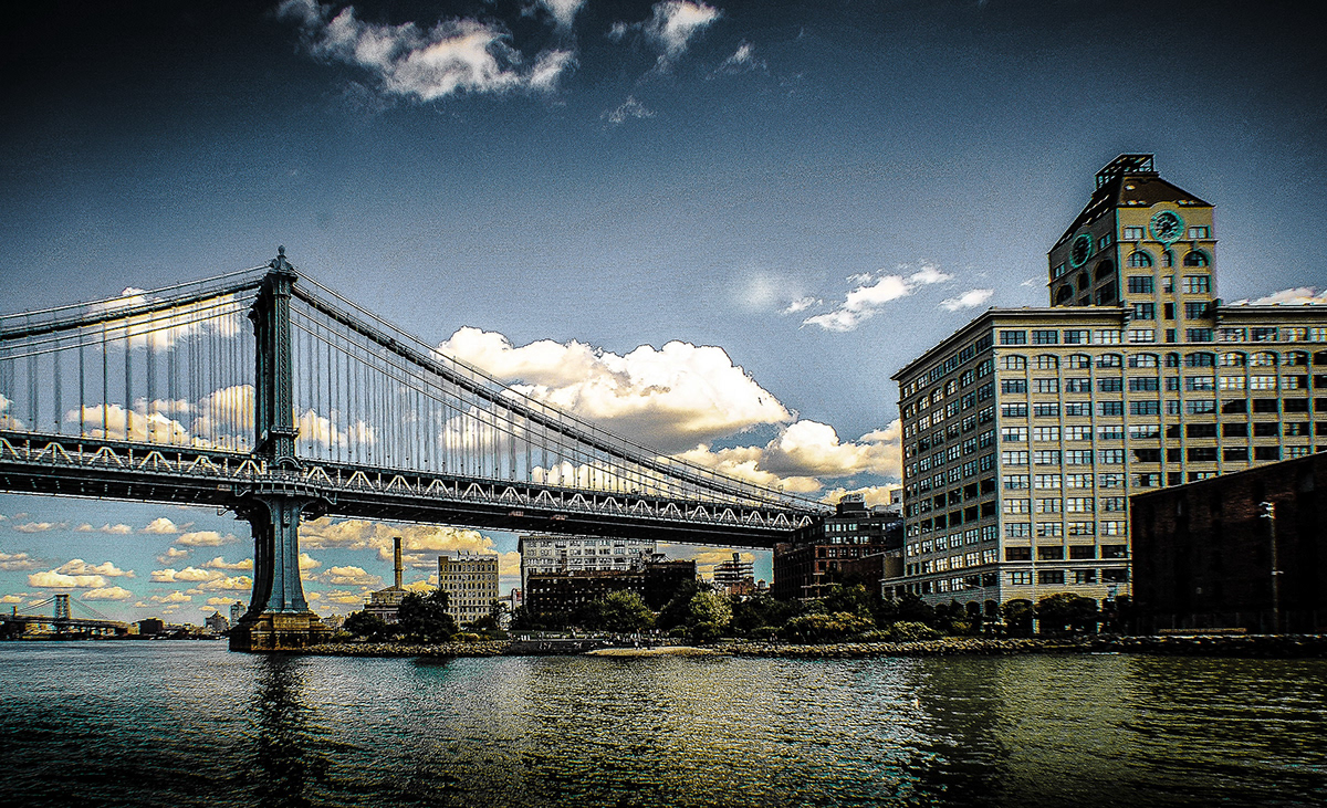 NY bridges Beooklyn bridge Manhattan Bridge