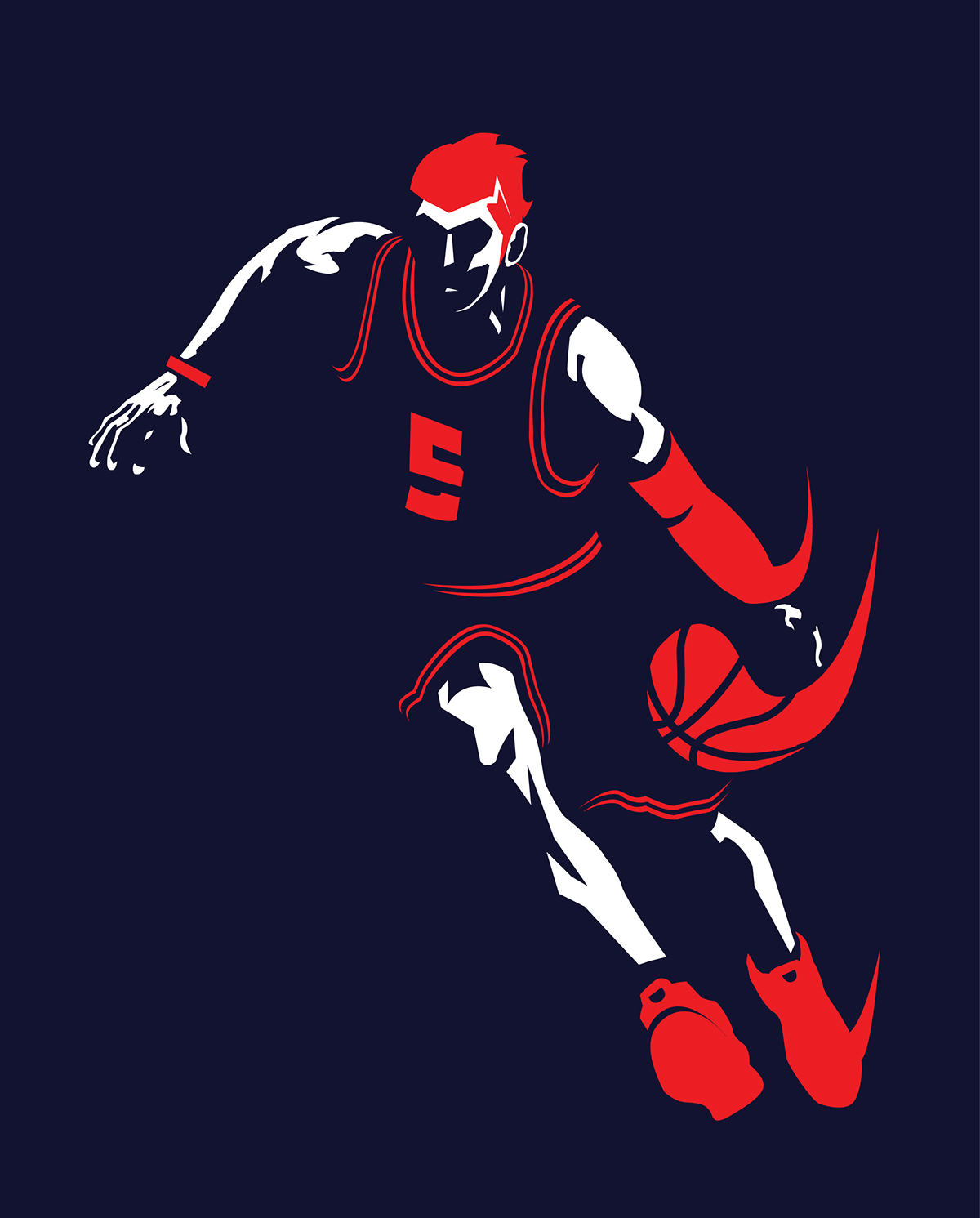 basketball sports posters ILLUSTRATION  graphic design  league basketball players Basketball illustration sports illustration