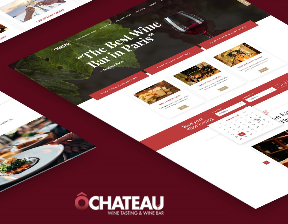 дизайн сайта вино Винный бар wine Website Webdesign Website Design UI/UX