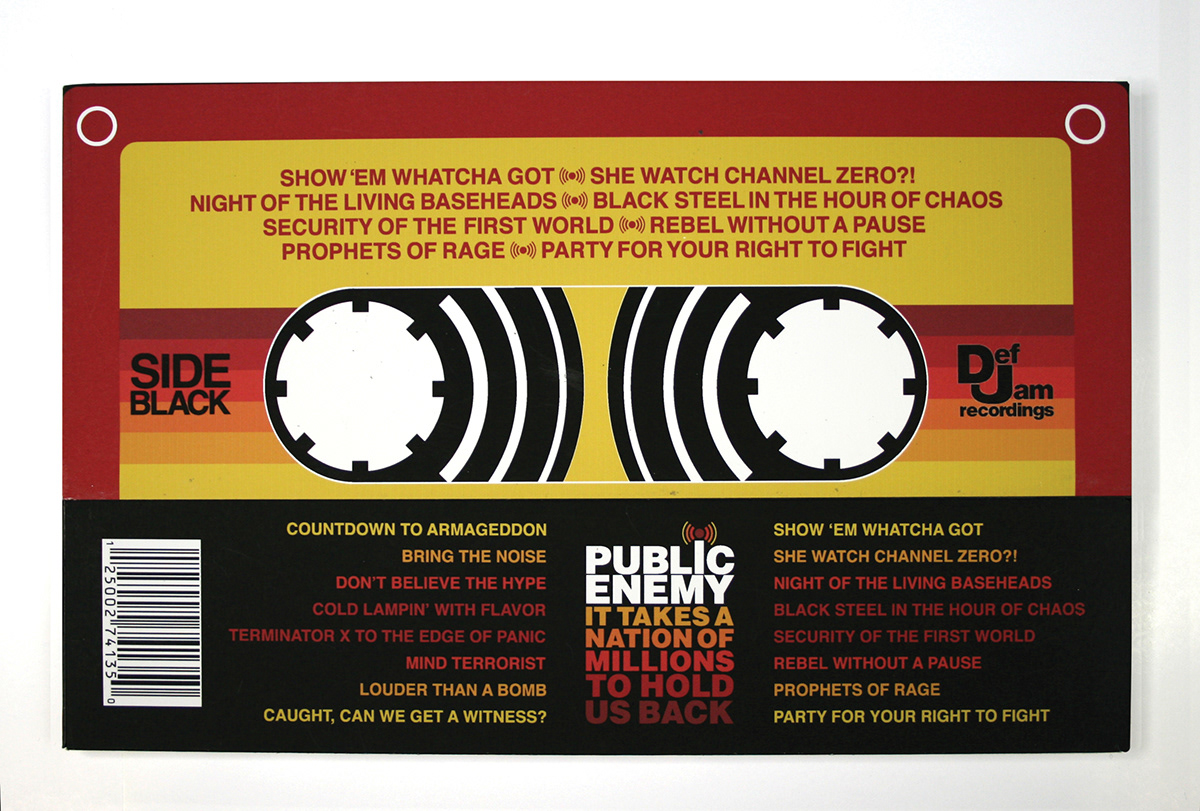 public enemy cd package cassette