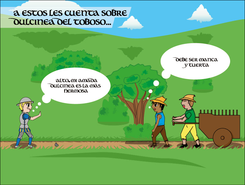 don quijote TALES kids book