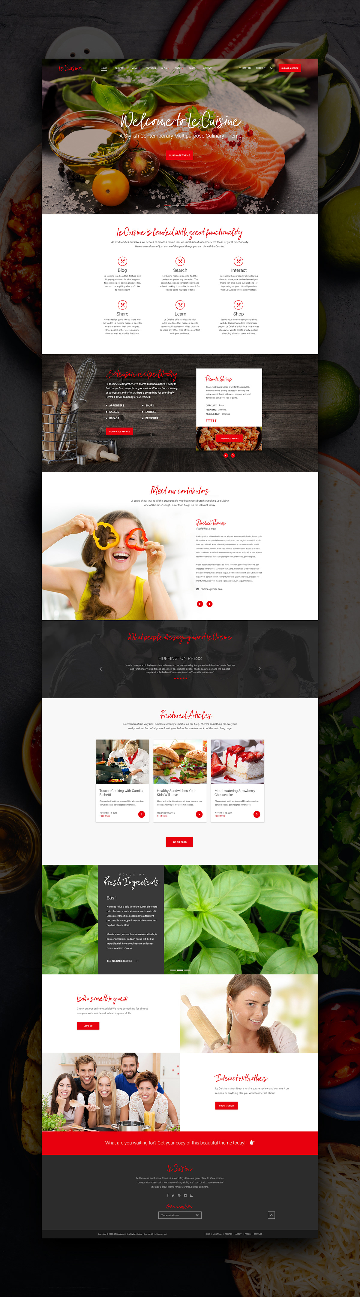 Culinary Food  Ecommerce design Webdesign Website recipe designagency digitalmarketing branding 
