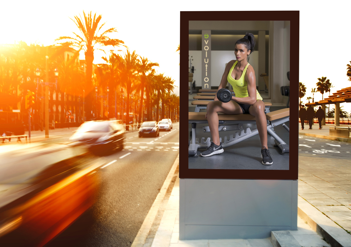 jim Advertising Campaign model woman evolution site commercial pubblicita fitness body