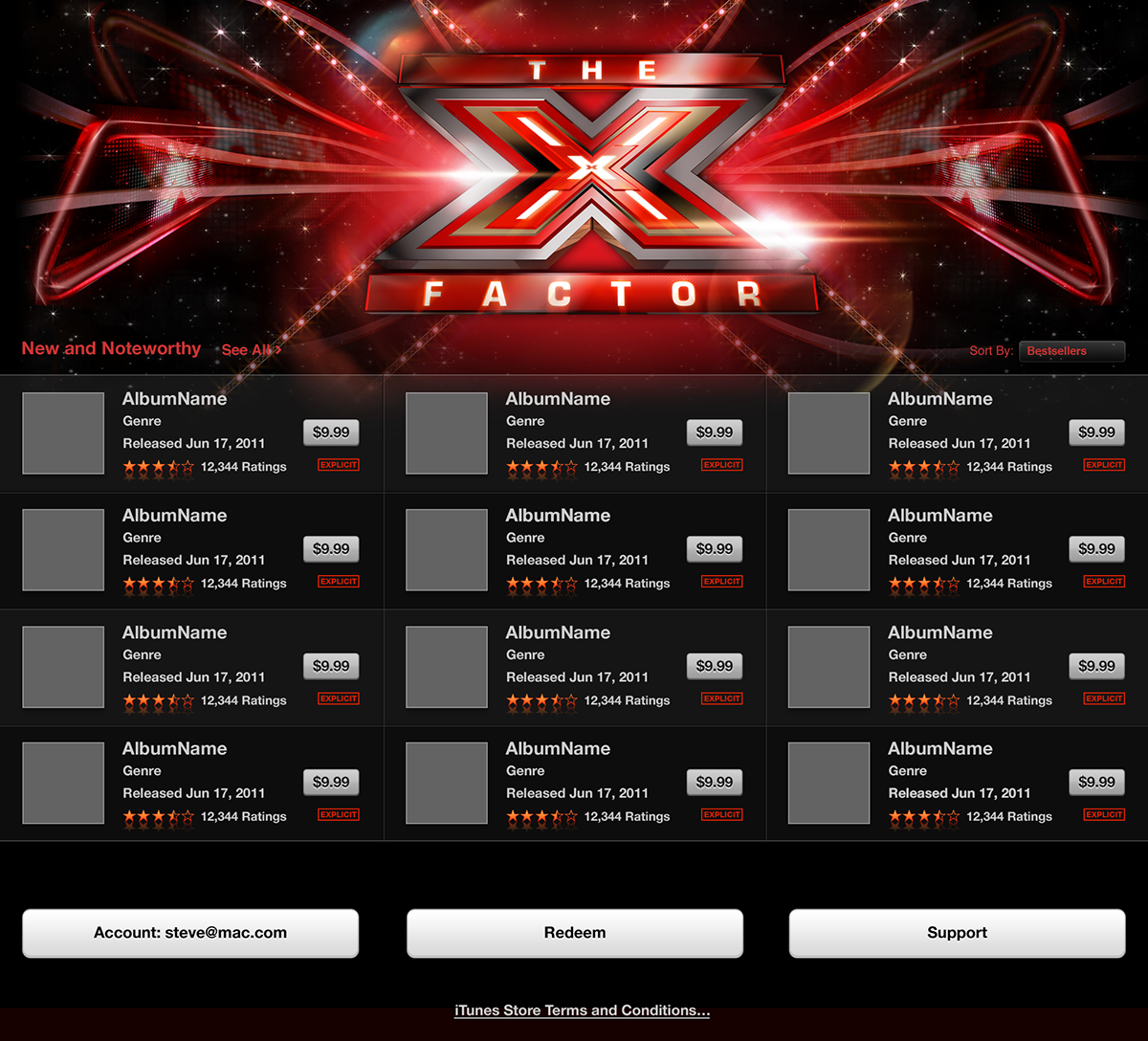 The X Factor x factor itunes apple promotions