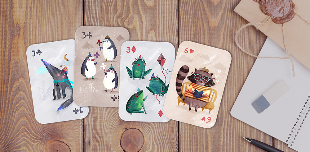 playingcard animal cute deck Plant