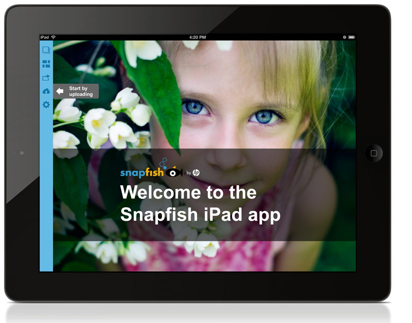 iPad photo tablet ios Snapfish hp
